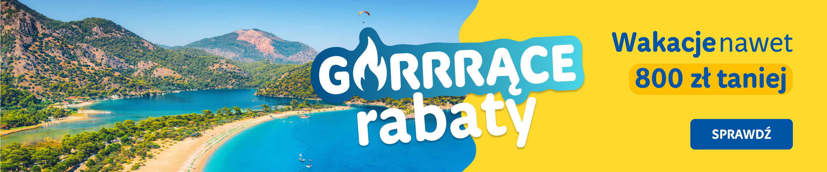 Baner gorące rabaty lato 2026